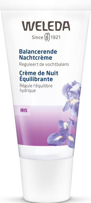 WELEDA - Balancerende Nachtcrème - Iris - 30ml - 100% natuurlijk