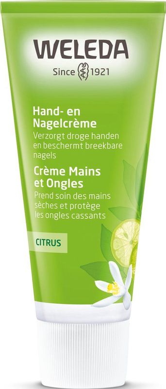 Weleda - Citrus Hand- en Nagelcrème - 50 ml - Verfrissend en Natuurlijke Ingrediënten