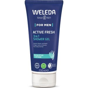 WELEDA - 3in1 Active Fresh Douchegel - Men - 200ml - 100% natuurlijk