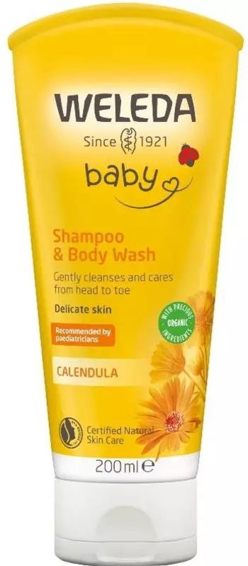 Weleda - Calendula - Babyshampoo & Douchecrème - 200ml - Biologisch