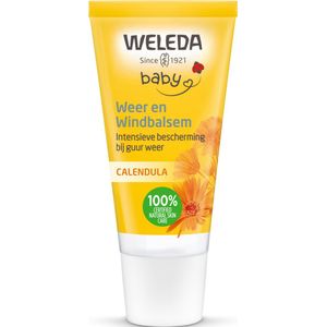 Weleda - Calendula - Baby Weer & Wind Balsem - Bijenwas - Watervrij