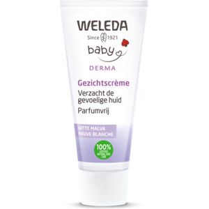 Weleda - Baby Derma White Mallow Gezichtscrème - Geurvrij - 50 ml