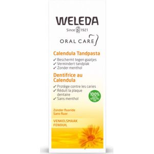 Weleda - Calendula Tandpasta - 75 ml - Mineraal Reinigingsmiddel