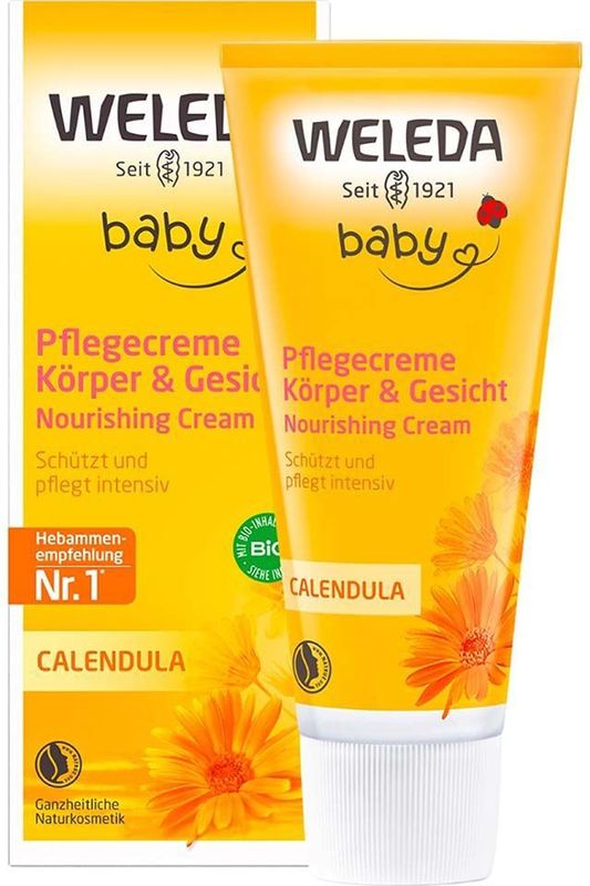 Weleda - Calendula Lichaams- en Gezichtsverzorging - 75 ml - Natuurlijke Ingrediënten