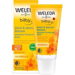Weleda Zwangerschap en babyverzorging Baby's en kinderen Intensieve bescherming voor de tere gezichtshuid & kleine handenCalendula Weer & Wind Balsem 30 ml (€ 203,67 / 1 l)