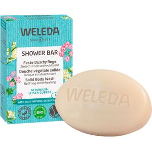 WELEDA - Shower Bar - Geranium + Litsea cubeba - 75g - 100% natuurlijk