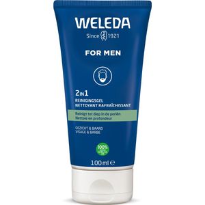 Weleda Men - 2 in 1 Reinigingsgel - 100 ml - Plantaardige Ingrediënten