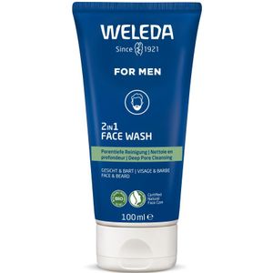 Weleda Men 2-in-1 Facewash Voor Gezicht & Baard