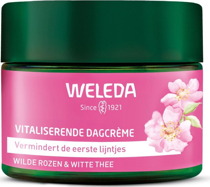 Weleda - Vitaliserende Dagcrème - Gezichtscrème - Wilde Rozen - Witte Thee