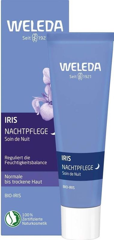 Weleda - Iris Balancing - Nachtverzorging - 30 ml - Hydrateert Intensief