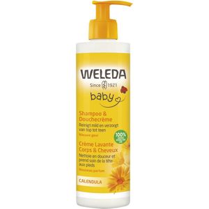 WELEDA - Calendula Babyshampoo & Douchecrème - Zacht - Natuurlijke Ingrediënten