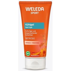 WELEDA Bio Sport Kühlgel Arnika – Unisex Naturkosmetik Körperpflege Gel mit Aloe Vera & Menthol kühlt & regeneriert beanspruchte Körperpartien/Muskeln - ideal nach dem Training (vegan, 1x 100ml)