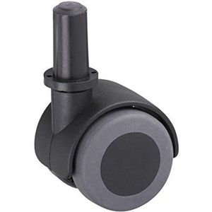 Metafranc - Dubbel Wiel Parket - 40Mm - Glijlager - Zwart