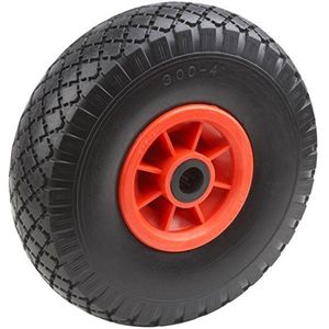 Metafranc - Lekvrij Wiel - Ø 260 mm - PVC-Velg - Draagkracht 100 kg - Massief Rubber
