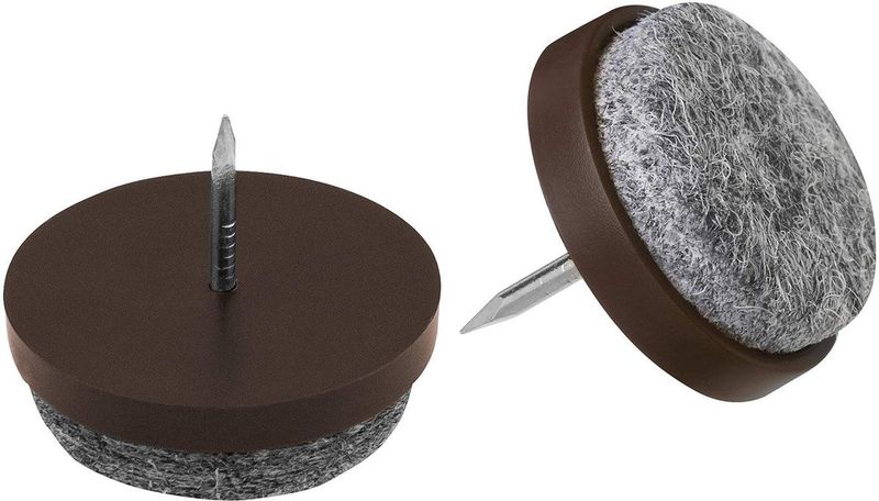 Metafranc - Viltglijders - Bruin - Ø 20 mm - 20 Stuk