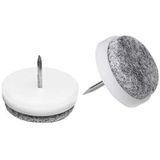 Metafranc - Viltglijders - Wit - Meubelglijderset Ø 25 mm - 8 Stuk