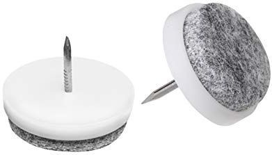 Metafranc - Viltglijders - Wit - Meubelglijderset Ø 25 mm - 8 Stuk