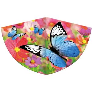 Paul Günther 1176 - Kindervlieger vlinder, geheel vliegklaar met opwindgreep en koord, eenlijnige vlieger van robuuste folie voor kinderen vanaf 4 jaar, ca. 75 x 48 cm.