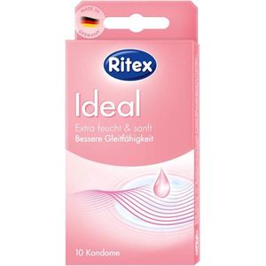 Ritex - 10 Stuks - Condooms - Roze - Natuurkautschuklatex - Cilindervorm