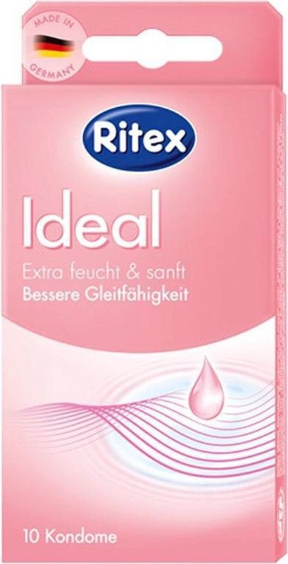 Ritex - 10 Stuks - Condooms - Roze - Natuurkautschuklatex - Cilindervorm