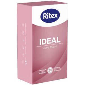 Ritex - Extra Vochtige Condooms - 20 Stuks - Dermatologisch Getest
