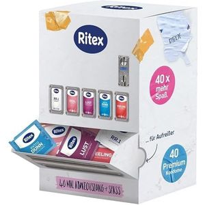 Ritex Condoom-Assortiment, Meer Keuze En Mega-Plezier, 40 Stuks, Made In Germany