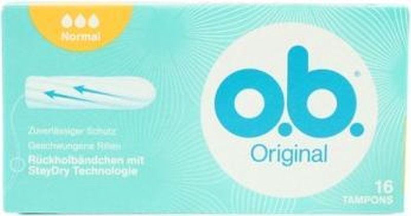 O.B. - Tampons - Normaal - 16 Stuks
