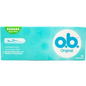 O.B. Origineel Geweldig Plus Tampons - 16 paragraaf