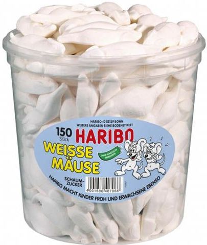 Haribo - Weisse Mäuse - 150er