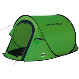 High Peak Vision 2 Instant-tent, uniseks, volwassenen, groen/antraciet, Eén maat