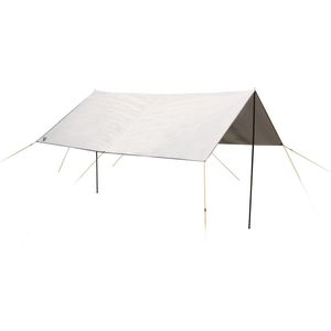 High Peak Capri 3.0 - Tarp - Schaduwdoek - Aluminium/Donkergrijs