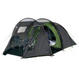 HIGH PEAK Tunnelzelt Ancona 4 Personen Camping Gruppen Zelt Familienzelt Vorraum