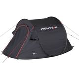 High Peak Pop Up Tent Vision 3 235 X 180 X 100 Cm - Zwart - 3 Persoons