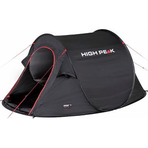 High Peak Pop Up Tent Vision 3 235 X 180 X 100 Cm - Zwart - 3 Persoons