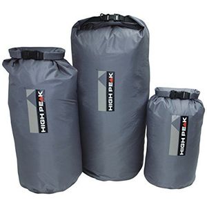 High Peak Drybag XS, grijs, 15 x 15 x 33 cm, 4 liter