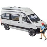 BRUDER - MB Sprinter Campe - Speelgoedvoertuig - Kleur: Multicolor - Materiaal: ABS