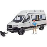 BRUDER - MB Sprinter Campe - Speelgoedvoertuig - Kleur: Multicolor - Materiaal: ABS
