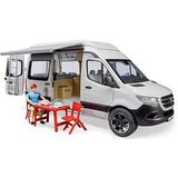 BRUDER - MB Sprinter Campe - Speelgoedvoertuig - Kleur: Multicolor - Materiaal: ABS