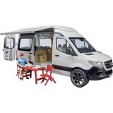 BRUDER - MB Sprinter Campe - Speelgoedvoertuig - Kleur: Multicolor - Materiaal: ABS