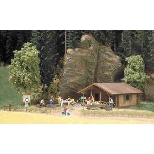 Busch - Blockhütte H0 (Bu1035) - modelbouwsets, hobbybouwspeelgoed voor kinderen, modelverf en accessoires