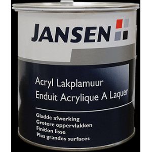 Jansen - Acryllakvuller - Watergedragen - Gladde Afwerking