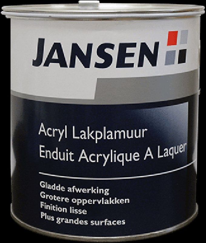 Jansen - Acryllakvuller - Watergedragen - Gladde Afwerking