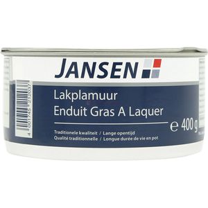 Jansen - Synthetische Lakplamuur - Plamuur - Wit - 500 ml