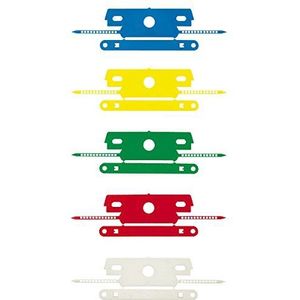 Laurel plexi binder met archiefbinder, kleurrijk, 100 stuks