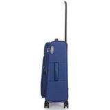 Stratic Strong 4 wielen Trolley M 65 cm met uitbreidingsplooi navy