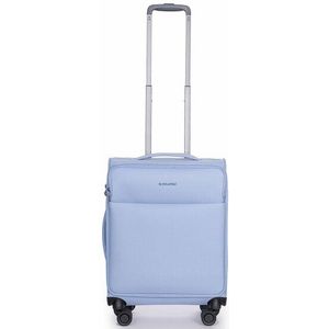 Stratic Light + zachte koffer TSA trolley met 4 uittrekbare wielen, Lichtblauw, S (36)