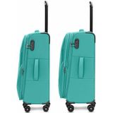 Stratic taska kofferset | Koffer & trolley zachte bagage - Handbagage koffer met 4 wielen, een uitbreidingsvouw, kruislingse pakriem, afsluitbare handgreep en cijferslot | 38-41L / 69-74L / 108-118L