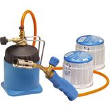 CFH Gaslötbrenner LM3000 inklusive 2 Gaskanister