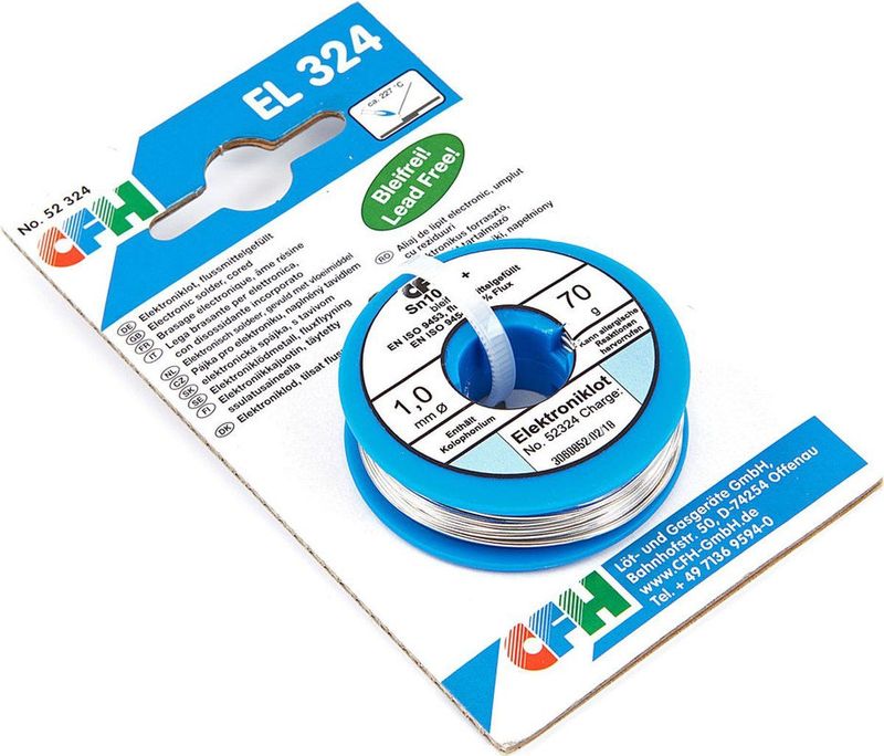 CFH - Soldeertin - Loodvrij - 2,5% Flux - Vloeimiddel - Duitsland