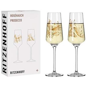 Ritzenhoff 3441001 Roséhauch #1 Proseccoglasset, glas, 233 milliliter, meerkleurig